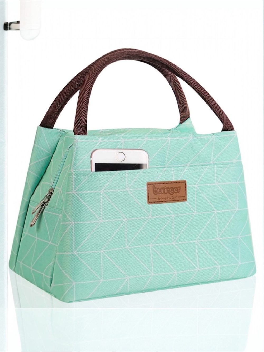 Buringer Reusable Insulated Lunch Bag Cooler Tote Box
